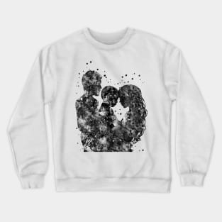 Mother father and son, family Crewneck Sweatshirt